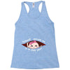 July Peeking Out Asian Baby Girl Racerback Tank