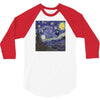 tardis starry night 3/4 Sleeve Shirt