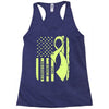 lyme disease awareness Racerback Tank