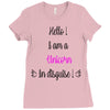I'm a Unicorn Ladies Fitted T-Shirt