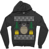 totoro ugly christmas Zipper Hoodie