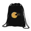 pizza pie chart Drawstring Bags