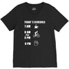 today's beer schedule cycling 6am V-Neck Tee