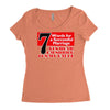 funny  7 words for marriage, ideal gift, birthday present Women's Triblend Scoop T-shirt