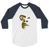 Gorila Face 3/4 Sleeve Shirt
