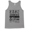 Born In September Tank Top