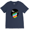 lovely face V-Neck Tee