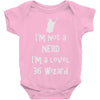 not a nerd Baby Onesie
