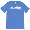 evolution of man classic car T-Shirt