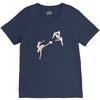 swan kick V-Neck Tee