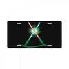 christmas lightsabers License Plate