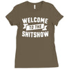 welcome to the shitshow Ladies Fitted T-Shirt