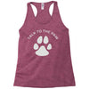 paw pun for pet lovers Racerback Tank
