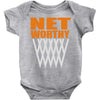 net worthy basketball Baby Onesie
