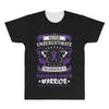 Never Underestimate the Strength of a Pancreatic Cancer Warrior All Over Men's T-shirt