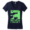 never forget Women's V-Neck T-Shirt