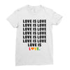 Love Is Love Ladies Fitted T-Shirt