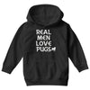 real men love pugs Youth Hoodie