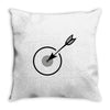 archery target Throw Pillow