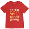 if loving pumpkin spice makes me a basic bitch V-Neck Tee
