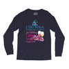 yoga and wine Long Sleeve Shirts
