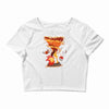 fire storm Crop Top