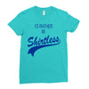 shirtless Ladies Fitted T-Shirt