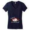 Excuse Me Is It February Yet Baby Girl Women's V-Neck T-Shirt
