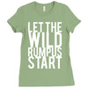 let the wild rumpus Ladies Fitted T-Shirt