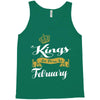 kings are born in february Tank Top