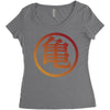 Goku Logo T-Shirt Women's Triblend Scoop T-shirt