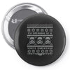 white christmas Pin-back button