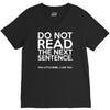 do not read the next sentence funny V-Neck Tee