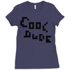 cool dude 2 Ladies Fitted T-Shirt