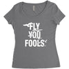Fly You Fools Women's Triblend Scoop T-shirt