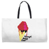 through being cool graphic Weekender Totes