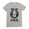 nurse lama Ladies Fitted T-Shirt
