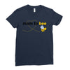 Mom to Bee Baby Boy Ladies Fitted T-Shirt