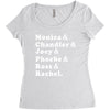 Friends Tv Show Women's Triblend Scoop T-shirt