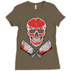 skull meat Ladies Fitted T-Shirt