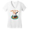 little cthulhu Women's V-Neck T-Shirt