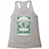 Never Underestimate The Strength Of A Liver Cancer Warrior Racerback Tank