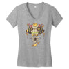 robo music Women's V-Neck T-Shirt