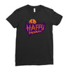 happy halloween 2 Ladies Fitted T-Shirt