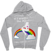 ls mug eat rainbow eat les Zipper Hoodie