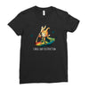 chaos and destruction Ladies Fitted T-Shirt
