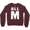 All M Crewneck Sweatshirt