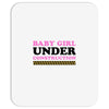 Baby Girl Under Construction Mousepad