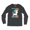look it's a magical fck unicorn funny Long Sleeve Shirts