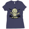 mummy monster Ladies Fitted T-Shirt